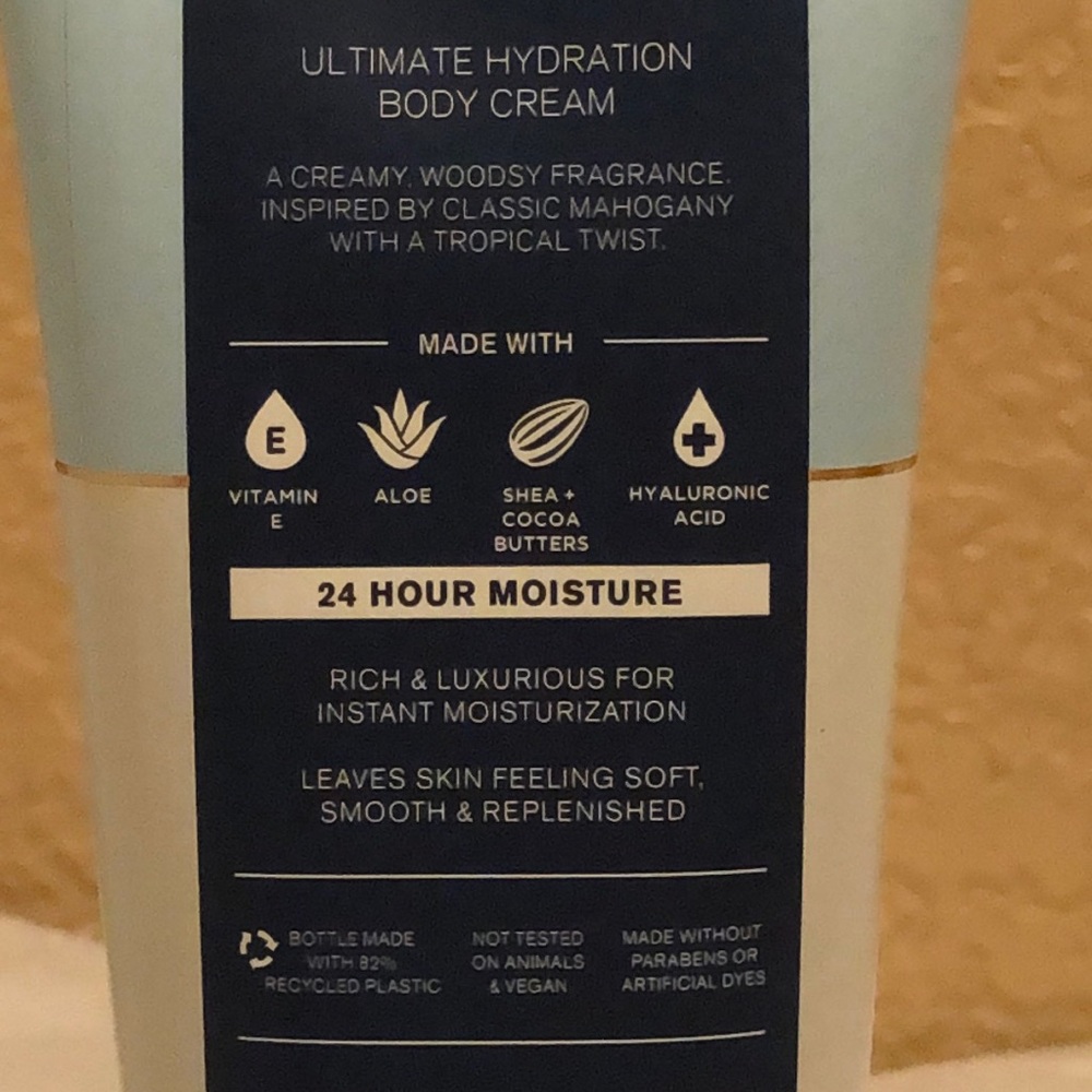 NWT RARE & HTF Bath & Body Works Mahogany Coconut Body Cream.  8 oz. - Picture 4 of 6